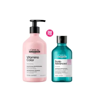 【L’OREAL 巴黎萊雅PRO】絲漾博飽和護色洗髮精500ml(護色首選/染髮必備/護髮/持久)