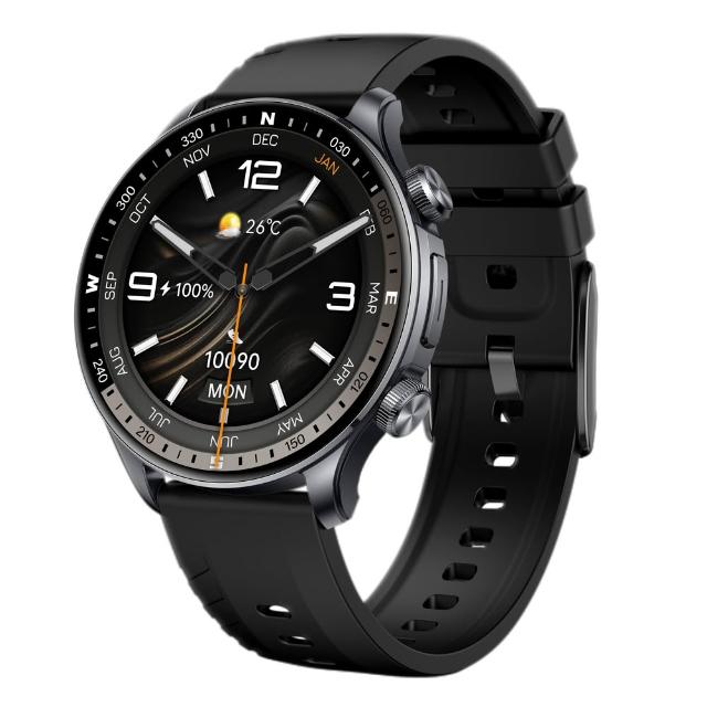 【樂米LARMI】Ai6 智能手錶 智慧助理即時翻譯 5ATM防水智能手錶-黑色