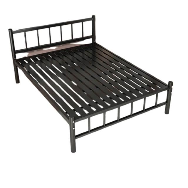 【摯友家具】1.5*2米鐵床 內徑長1.9米(床架 鐵床架 單人床 雙人床 簡約床架 現代床架 鐵藝床 預購12天)