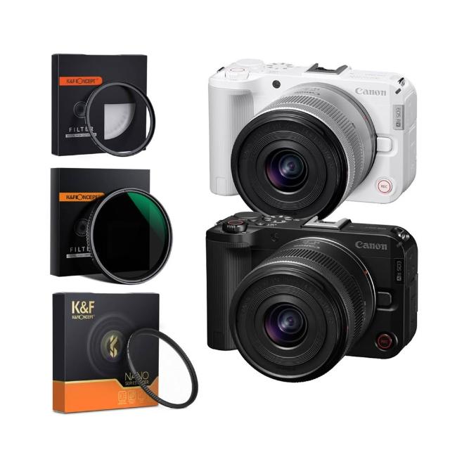 【Canon】EOS R50 V + RF-S 14-30mm F4-6.3 IS STM PZ R50V 鏡片大滿貫(公司貨)