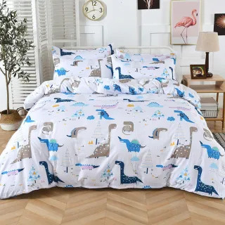 【MIT iLook】台灣製 絲柔棉被套床包組(單/雙/加大-多款任選)