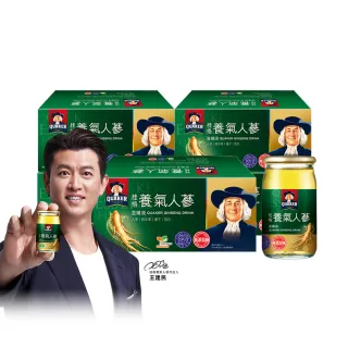 【QUAKER 桂格】無糖養氣人蔘 60ml×36入×3盒(共108入)