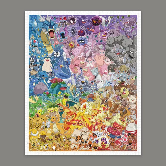 【Pintoo】拼圖2000片 - POKEMON 精靈寶可夢 - 初代大集合(遊戲/禮物/收藏/益智玩具)