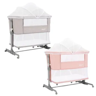 【Youbi】多功能成長型嬰兒床 寶寶床邊床 附原廠護脊床墊(可攜式嬰兒床/遊戲床/床邊床)