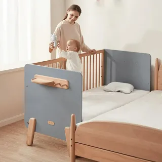 【成長天地】澳洲Boori 實木兒童拼接床延伸床邊床單人床BR012(澳洲30年嬰童知名品牌)