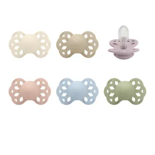 【BIBS】INFINITY雙扁型矽膠安撫奶嘴(丹麥奶嘴 總代理公司貨)