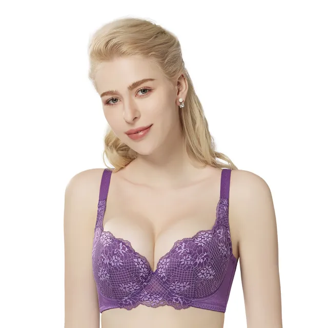 【Swear 思薇爾】買一送一2件組花斐系列A-F罩蕾絲包覆女內衣(2色各1)