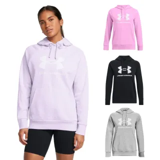 【UNDER ARMOUR】UA 女 Rival Fleece Logo 長袖帽T/大學T(多款任選)