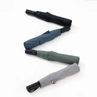 【MECOVER】air 極輕細防回彈自動傘(安全分段收 輕量便攜 碳纖維傘骨 一鍵自動開收)