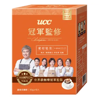 【UCC】冠軍監修蜜柑堅果濾掛式咖啡(10g x10入)