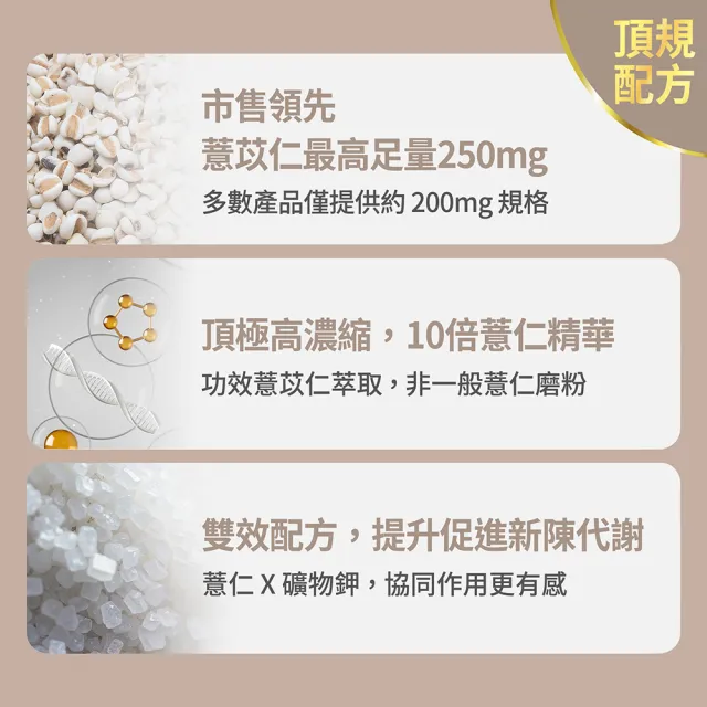 【FJ 豐傑生醫】薏仁精華-30顆/袋(養顏美容ｘ滋補強身)