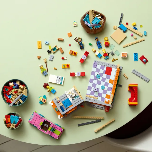 【LEGO 樂高】Icons 10352 The Simpsons：Krusty 漢堡店(辛普森家庭 居家擺設 積木 玩具)