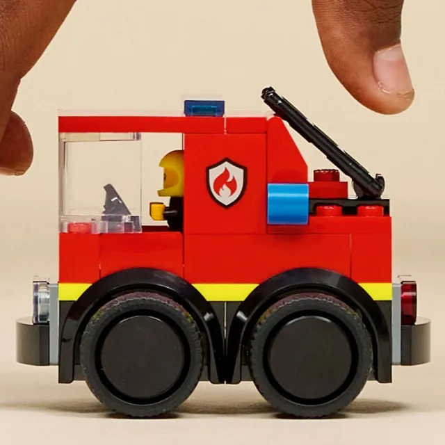【LEGO 樂高】城市系列 60482 Rides－消防車(玩具車 創意力遊戲 積木 兒童玩具)