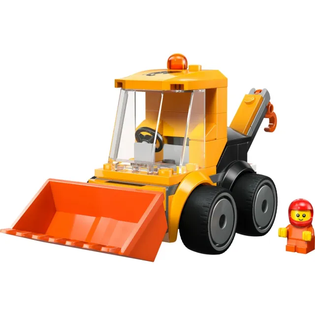 【LEGO 樂高】城市系列 60483 Rides－工程裝載機(玩具車 創意力遊戲 積木 兒童玩具)