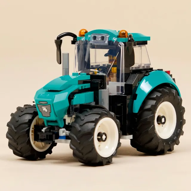 【LEGO 樂高】城市系列 60498 拖拉機(玩具車 創意力遊戲 積木 兒童玩具)