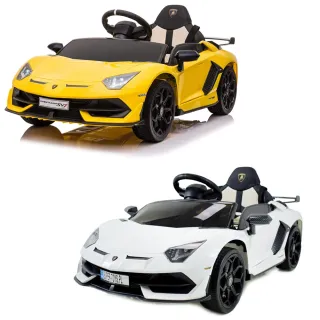 【聰明媽咪電動車】藍寶堅尼 SVJ 雙驅兒童電動車(SX2018SE｜原廠授權｜單人座｜兒童汽車)