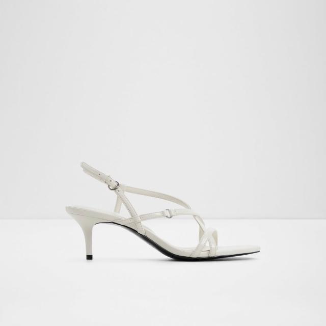 【ALDO】OLIVIE-簡約細帶高跟涼鞋-女鞋(白色)