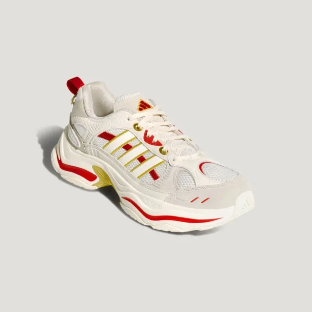 adidas 愛迪達】慢跑鞋男鞋運動鞋緩震XLG FIN PULSE CNY 米白紅KI1846