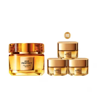 【LOREAL Paris 巴黎萊雅】金致臻顏花蜜奢養膠原乳霜60ml-輕盈乳霜/滋潤乳霜(輕盈版/滋潤版)