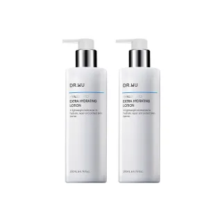 【DR.WU 達爾膚】momo獨家★玻尿酸保濕精華乳200ML重量版(2入組)