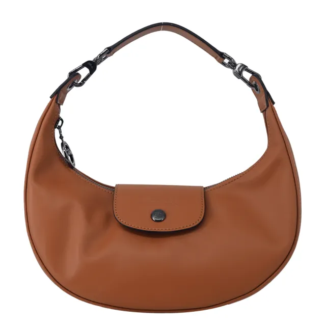 【LONGCHAMP】LE PLIAGE XTRA系列牛皮半月手提包(小/腰果)