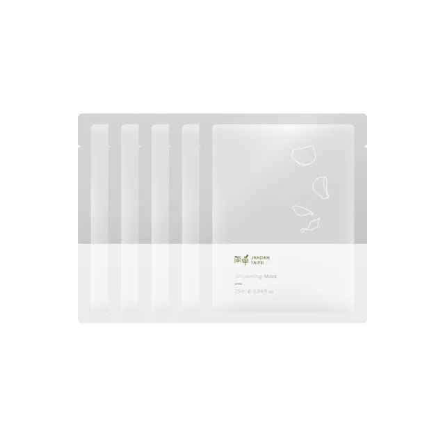 【JAN DAN 簡單】極淨白光透面膜 5入組(面膜)