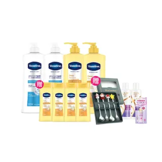 【Vaseline 凡士林】經典系列潤膚露獨家款 重量超值組(身體乳液 專業修護)