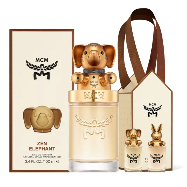 【MCM】動物狂想曲淡香精-沉穩艾芬-象100ml(隨機隨身瓶10mlx2.附紙袋.專櫃公司貨)