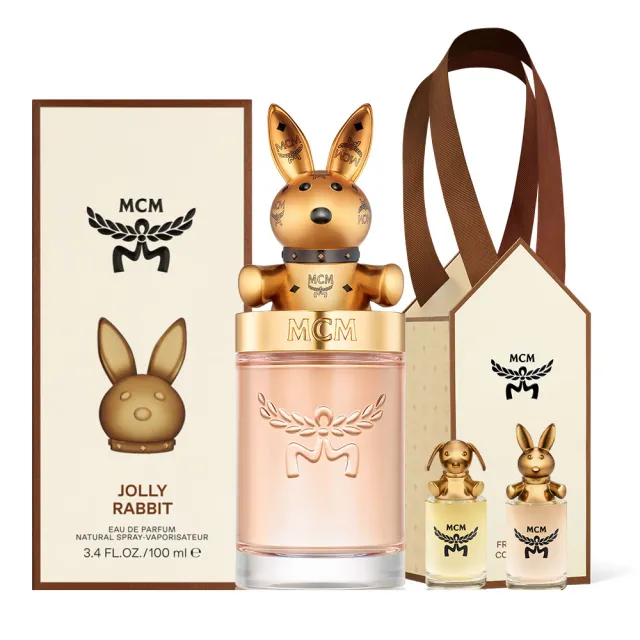 【MCM】動物狂想曲淡香精-愉快兔比-兔100ml(隨機隨身瓶10mlx2.附紙袋.專櫃公司貨)