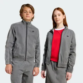 【adidas 愛迪達】Firebird 丹寧外套 童裝 - Originals JV7801