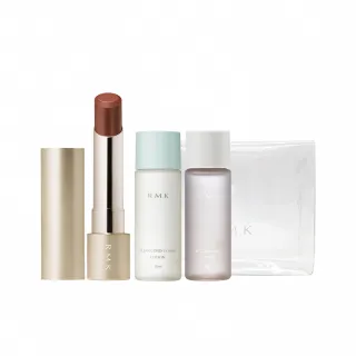 【RMK】絲絨光彩口紅高質感唇妝組(多色任選_加贈調理潔膚組)