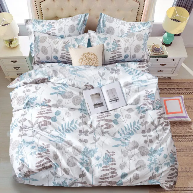 【Love City 寢城之戀】台灣製 舒柔棉 兩用被床罩枕套組(雙人/加大/六件組/多款任選)