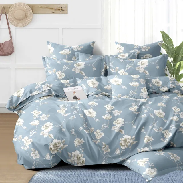 【Love City 寢城之戀】台灣製 舒柔棉 兩用被床罩枕套組(雙人/加大/六件組/多款任選)