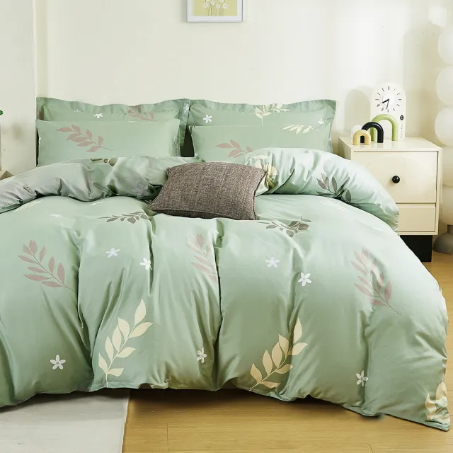 【Love City 寢城之戀】台灣製 舒柔棉 兩用被床罩枕套組(雙人/加大/六件組/多款任選)