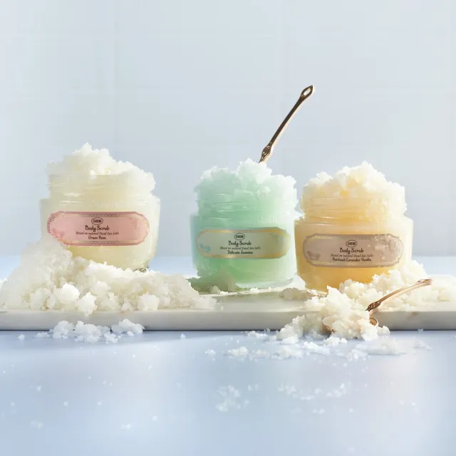 【SABON】官方直營 磨砂女王入門組(身體磨砂膏320g+頭皮磨砂膏90g+臉部磨砂膏60ml)