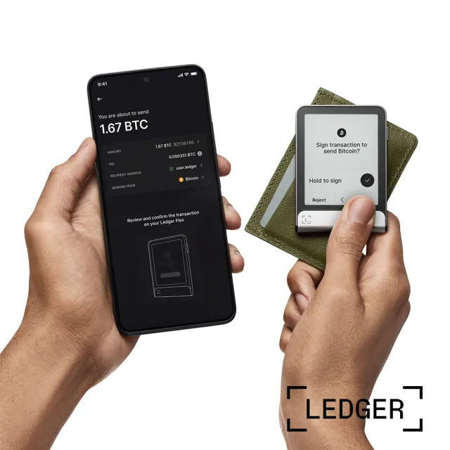 【LEDGER】雙11 Flex / 含恢復金鑰 加密貨幣硬體錢包(冷錢包)