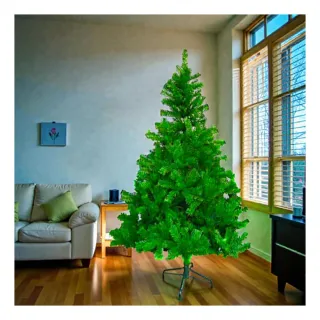 【摩達客】台灣製-7尺/7呎-210cm豪華版綠聖誕樹(含飾品組/含100燈LED燈2串/附控制器跳機/本島免運費)