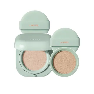 【蘭芝 官方直營】Neo型塑霧感/光感氣墊EX 15g*2(LANEIGE SPF46 PA++ / 1盒2蕊 #小方塊 遮瑕 隔離霜 防曬)