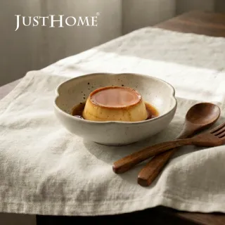 【Just Home】日式古樸窯燒陶瓷4吋雲朵碟-4色可選(可微波 120ml 碗 盤 餐具 深盤 小菜碟)
