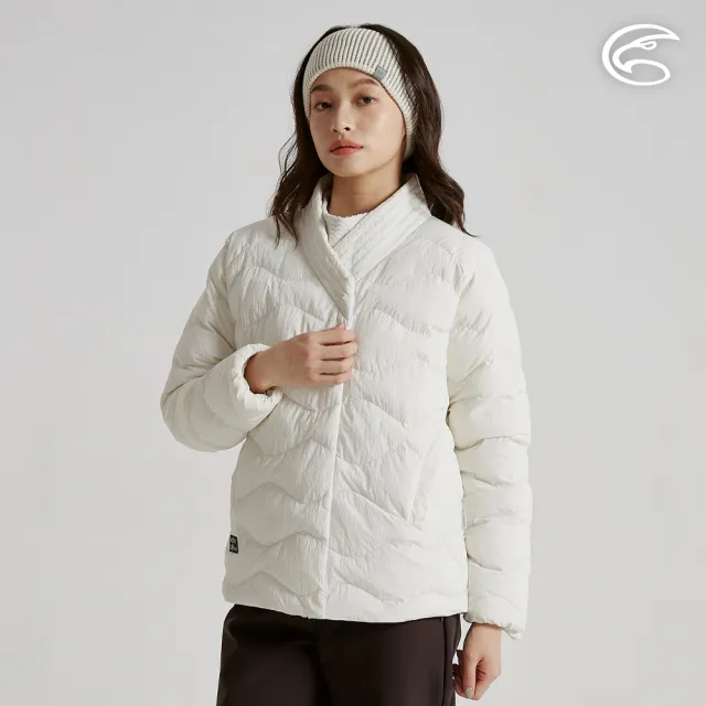 【ADISI】女SMAWARM BALL海洋溫控超撥水防風保暖造型領外套 AJ2521060(防潑水 蚵技棉 環保紗 保暖外套)