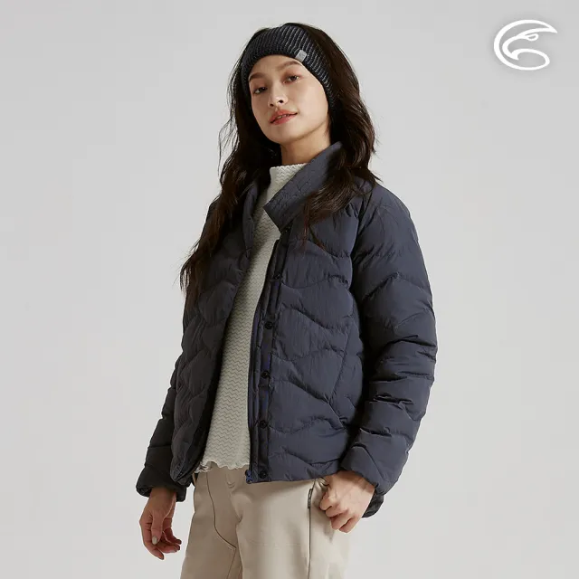 【ADISI】女SMAWARM BALL海洋溫控超撥水防風保暖造型領外套 AJ2521060(防潑水 蚵技棉 環保紗 保暖外套)