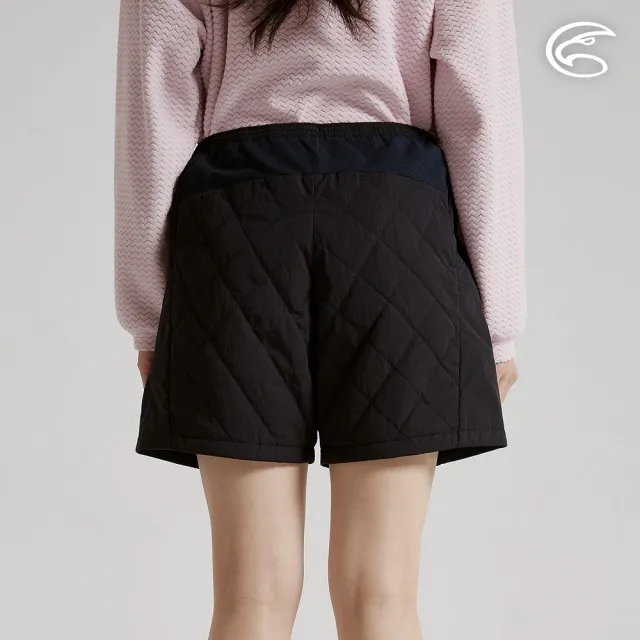 【ADISI】女SMAWARM海洋溫控超撥水穿搭保暖短褲 AP2521058 宇宙黑 S-2XL(防潑水 蚵技棉 抗靜電 穿搭褲)