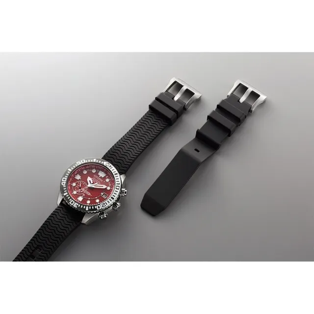【CITIZEN 星辰】PROMASTER系列 東京紅限量版GPS衛星較時200米潛水錶  禮物  手錶(CC5005-68Z)