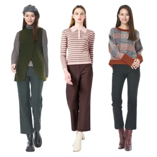 【KeyWear 奇威名品】休閒舒適保暖牛仔褲(蓄熱/保暖/多款任選)