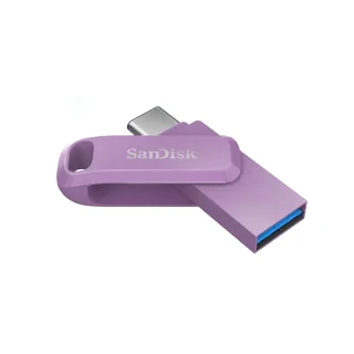 【SanDisk 晟碟】Ultra Go Type-C 雙用隨身碟薰衣草紫128GB(公司貨)