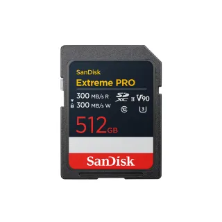 【SanDisk 晟碟】Extreme PRO UHS-II 記憶卡 256GB(公司貨)