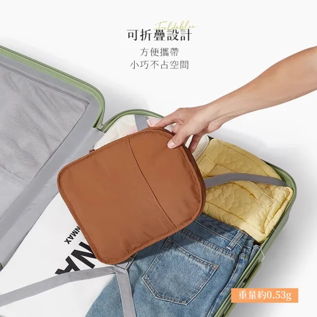 【JOYFUL LIFE 特樂生活】雙11 純色 多口袋可折疊 尼龍 運動旅行包(手提包/單肩包/肩背包/旅行袋