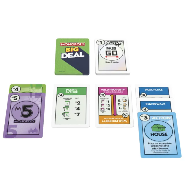 【MONOPOLY 地產大亨】桌遊系列(Deal紙牌交易遊戲 巨大版 - 英文版)