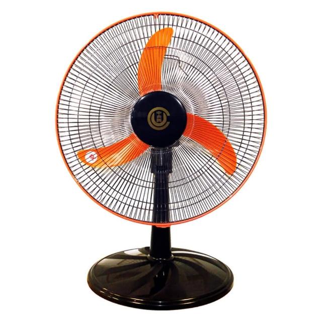 中央興 UC-D18B 18吋桌扇，臺灣原裝製造，尺寸51.5x22x51.7cm，重量僅4.4kg，提供三段風速調整，三片式風扇葉片設計，消耗電功率100W，適用AC110V/60Hz電壓。適閤家用辦公室，提供強勁舒適風力，1年保固安心使用。靜音高效，完美解決夏季悶熱。