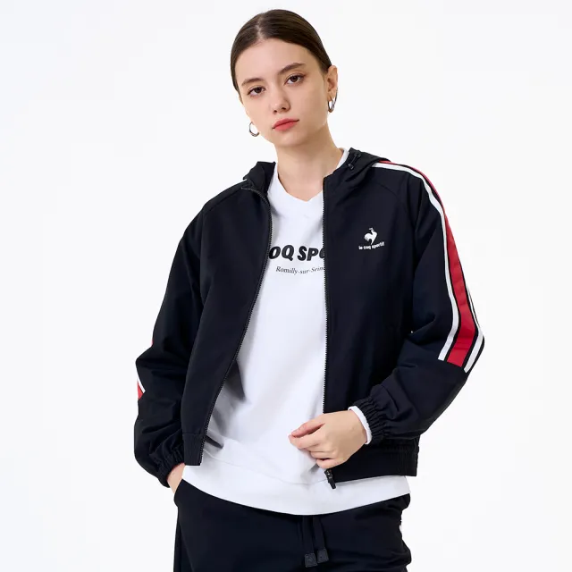 【LE COQ SPORTIF 公雞】防潑水防風連帽外套 男女款 4色 LWW61262_LWW62262